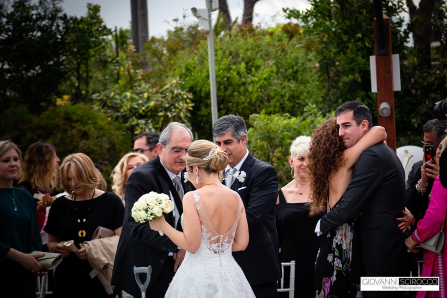 Abbracci Sposi Villa Luciana Terracina