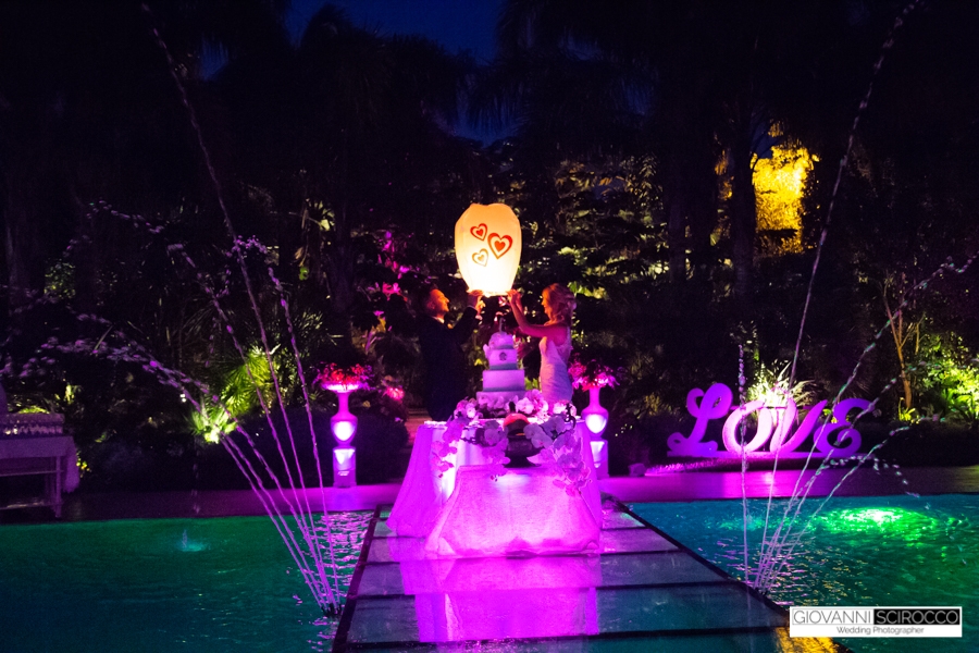 lancio delle lanterne